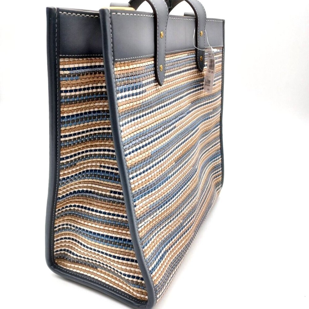 COACH Upwoven Leather Field Tote